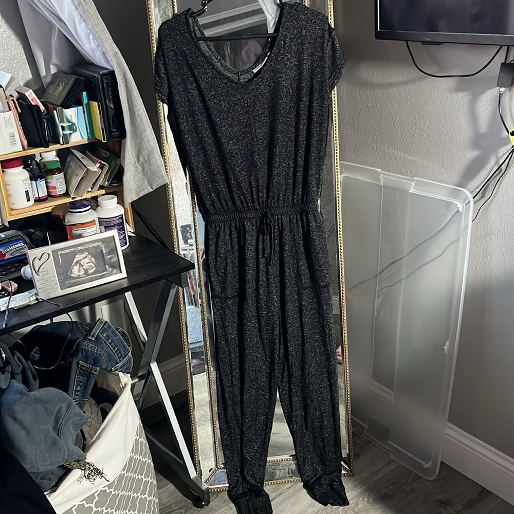 Serra ladies size medium black romper